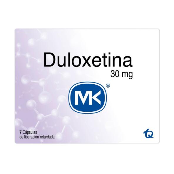 DULOXETINA 30mg CAJA X 7 CAPSULAS - M.K