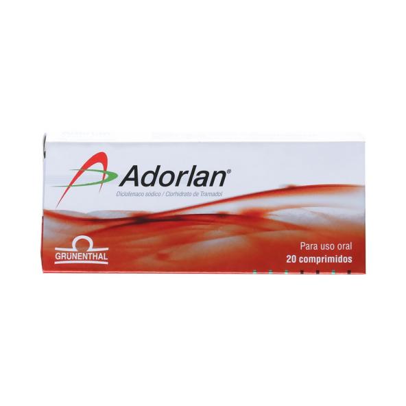 ADORLAN 25/25 MG CJX 20 COMPRIMIDOS