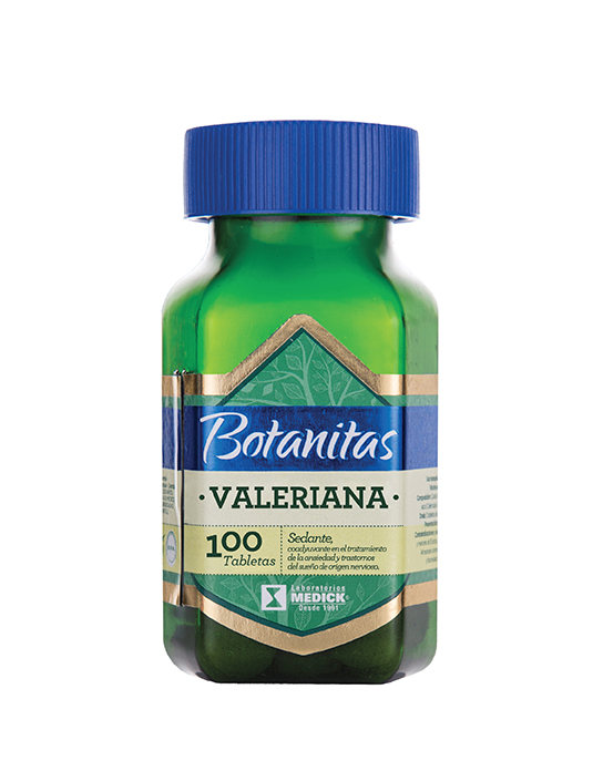 VALERIANA BOTANITAS FRASCO X 100 TABLETAS