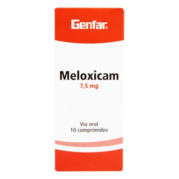 MELOXICAM TAB 7.5 mg    7,5 mg 2006M X CJAX10 - GENFAR