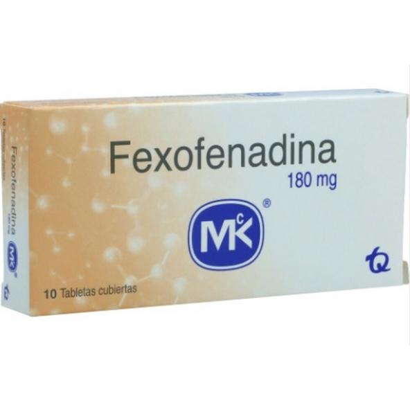 FEXOFENADINA 180 GR X 10 TB MK