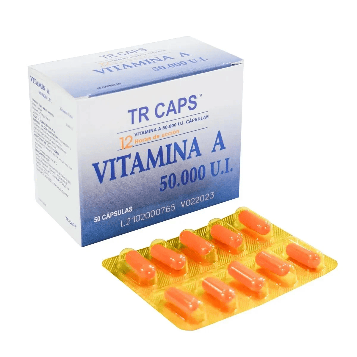 VITAMINA A   50.000UI CAJA X 50  CAPSULAS