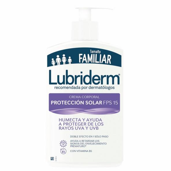 LUBRIDERM PROTECCIÓN SOLAR FPS 15 FRASCO X 750 ML