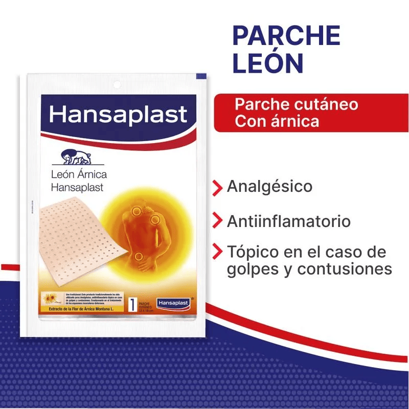 PARCHE LEON CAJA X 12 PARCHES