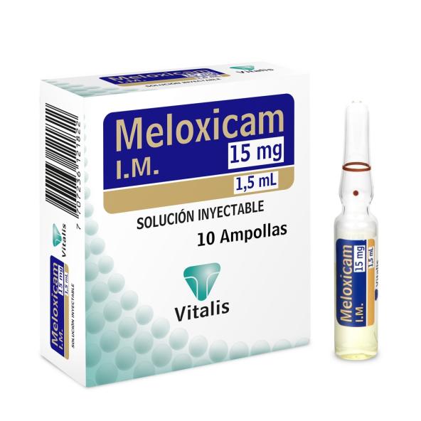 MELOXICAM INY 15 mg/1.5 ml 15mg/1.5ml2009M X CJAX10 - VITALIS