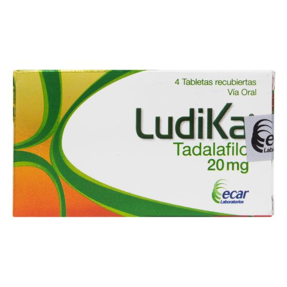 LUDIKA TAB 20 mg     20 mg  CAJA X 4 TAB - ECAR