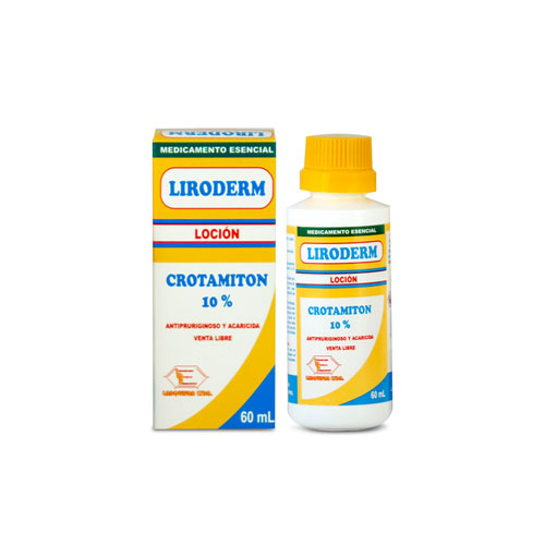 LIRODERM CROTAMITÓN 10% LOCIÓN FRASCO X 60 ML