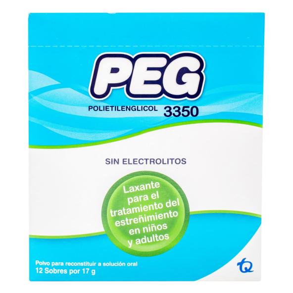 PEG LAXANTE SOB      3350MG  2006 X CJAX12 SOB - TECNOQ-HID