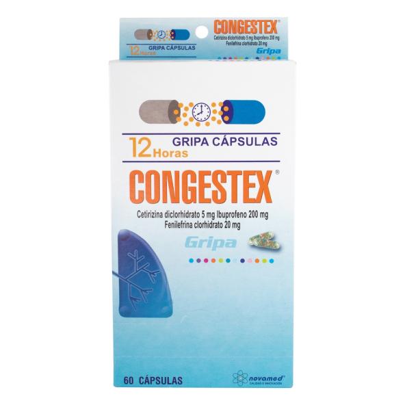 CONGESTEX CAJA X 60 CAPSULAS NOVAMED