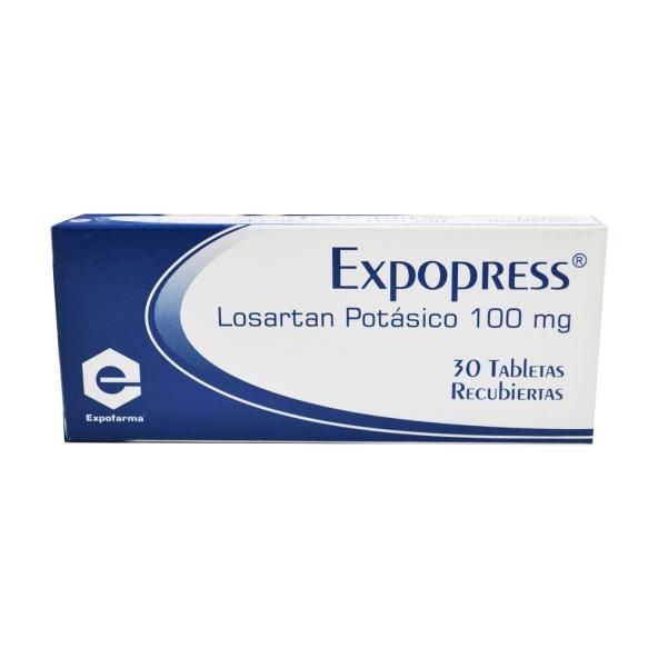 EXPOPRESS 100 MG CAJA X 30 TABLETAS RECUBIERTAS