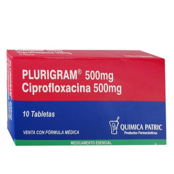 PLURIGRAM 500 mg CAJA X 10 TABLETAS -- Q. PATRIC