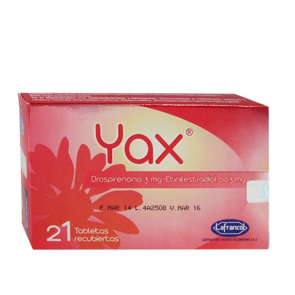 YAX TAB 0.03mg/3 mg  CAJA X21 - LAFRANCOL-ABBOTT