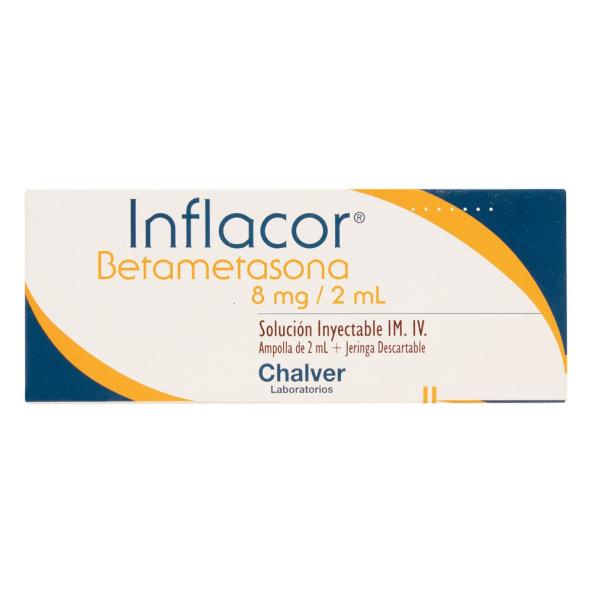 INFLACOR INY 8 mg J/GA 2 ml    2008M X CJAX1 - CHALVER