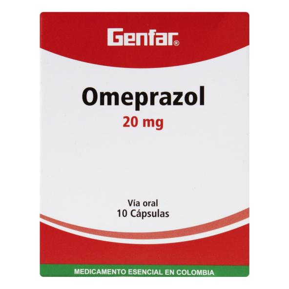 OMEPRAZOL 20 MG CAJA X 10 CAPSULAS