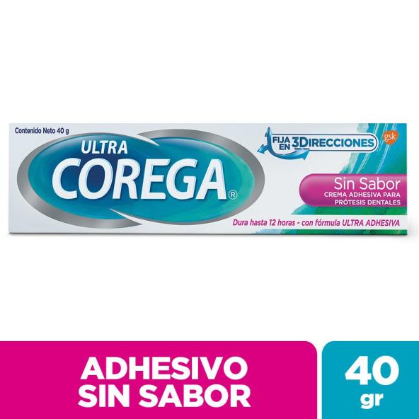 CREMA COREGA ADHESIVA SIN SABOR X 40 GR X 1 UNI