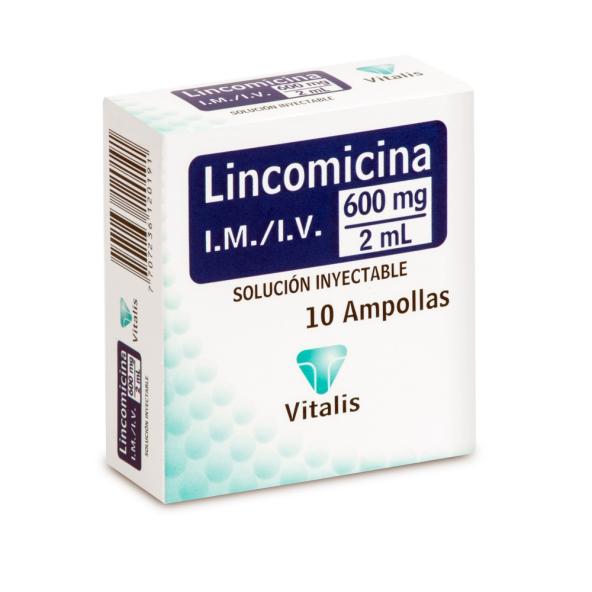 LINCOMICINA 600 MG / 2 ML CAJA X 10 AMPOLLAS