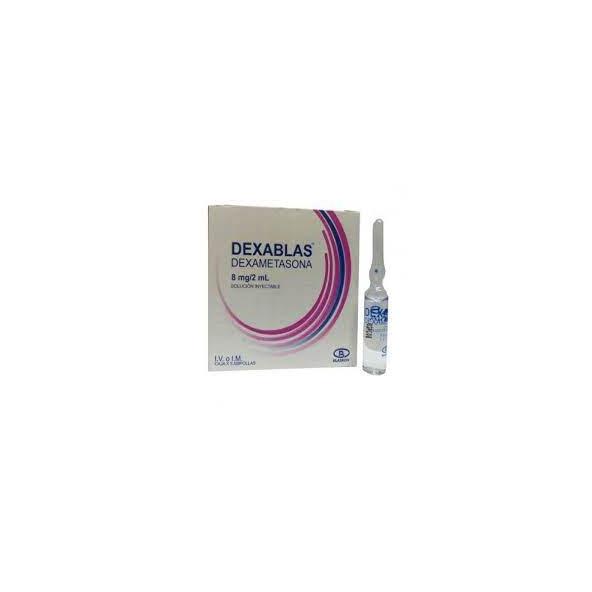 DEXABLAS DEXAMETAZONA 8MG / 2 ML  CAJA X 5 AMPOLLAS