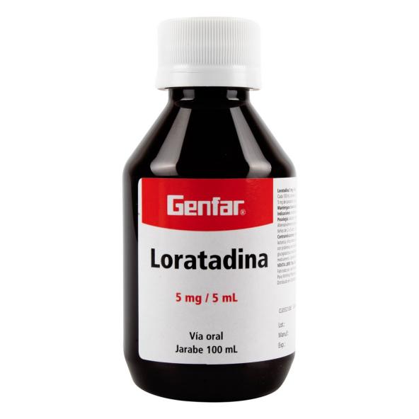 LORATADINA 5 MG / 5 ML JARABE FRASCO X 100 ML