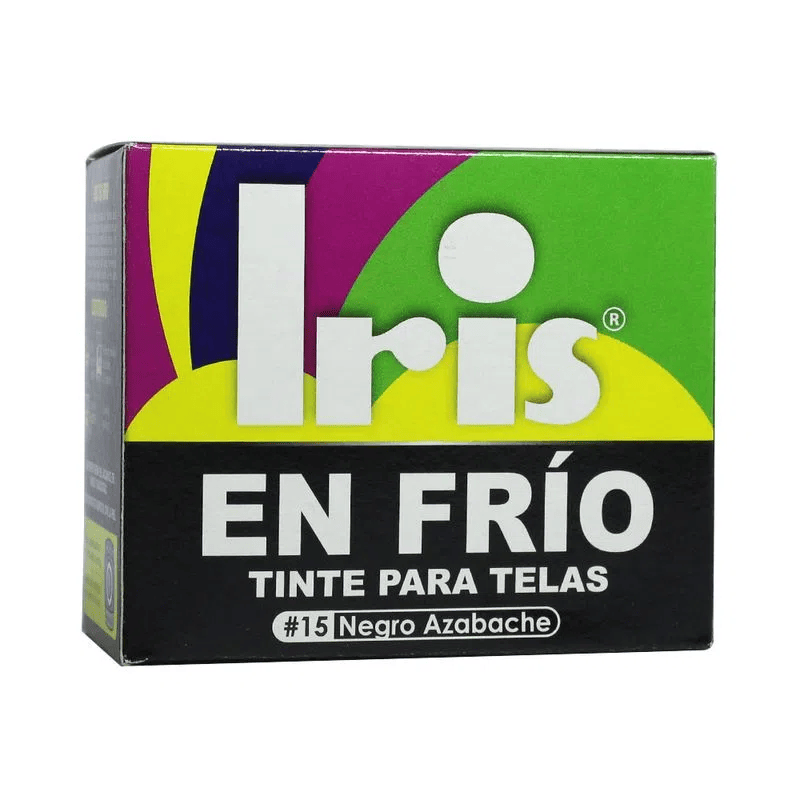 IRIS EN FRÍO NEGRO AZABACHE TINTE PARA TELAS