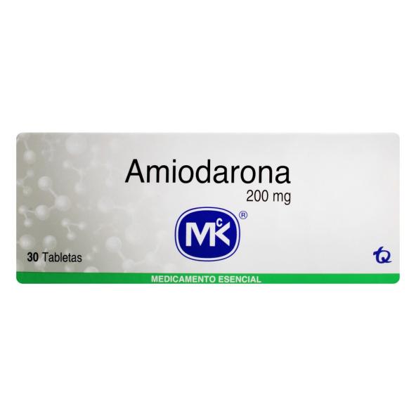 AMIODARONA 200mg CAJA X 30 TABLETAS - M.K