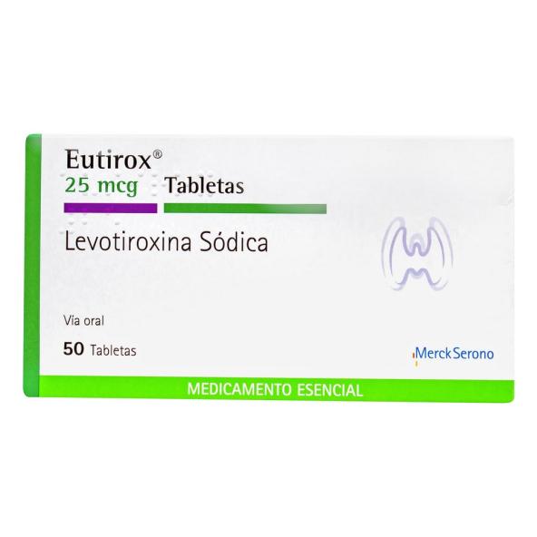 EUTIROX 25MG X 50 TABLETAS MERCK