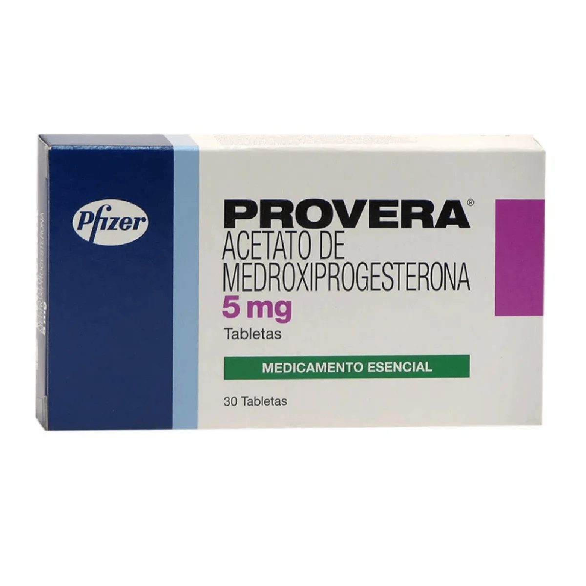 Provera 5 Mg Caja X 30 Tabletas --Pfizer