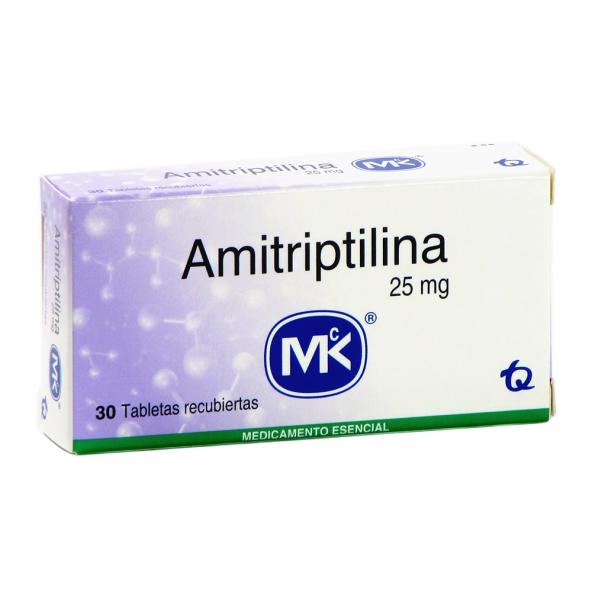 AMITRIPTILINA MK TAB 25 MG X 30 UNI