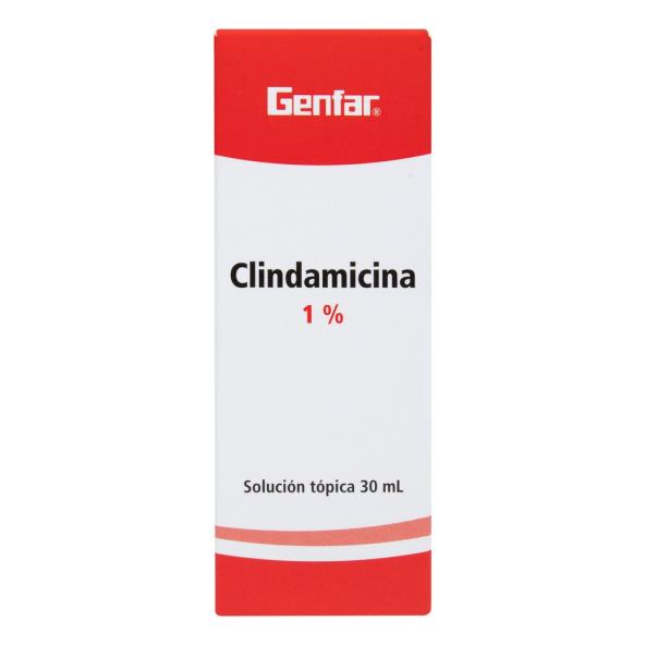 CLINDAMICINA SOLUCION TOPICA 1%  FRASCO X 30ML - GENFAR