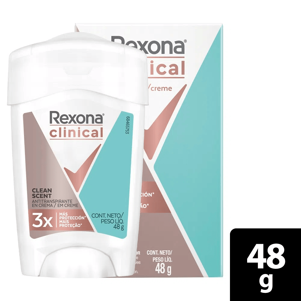 Desodorante Rexona Clinical Clean Scent mujer x 48g