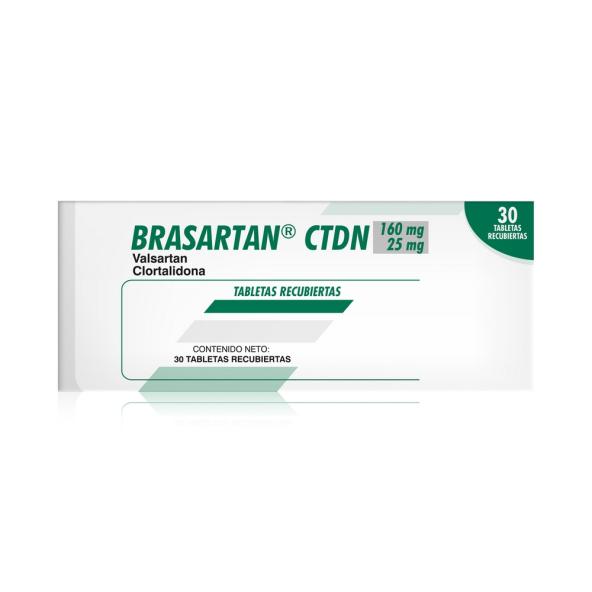 BRASARTAN 160mg/25mg CAJA X 30 TABLETAS - FARMA