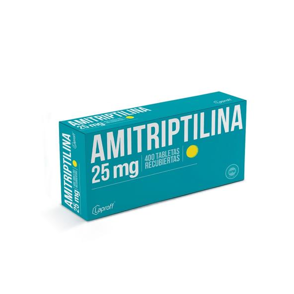 AMITRIPTILINA  25 MG  CAJA X 400 TABLETAS LAPROF