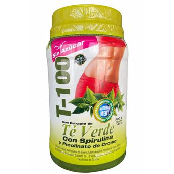 T-100 (TE VRDE Y SPIRULINA)  sin azucarx 800gr