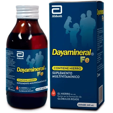 DAYAMINERAL FE JARABE FRASCO X 240 ML