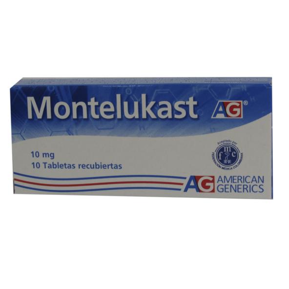 MONTELUKAST AG TAB 10 MG X 10 UNI