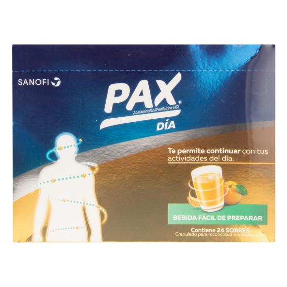 PAX DÍA CAJA X 24 SOBRES SABOR NARANJA