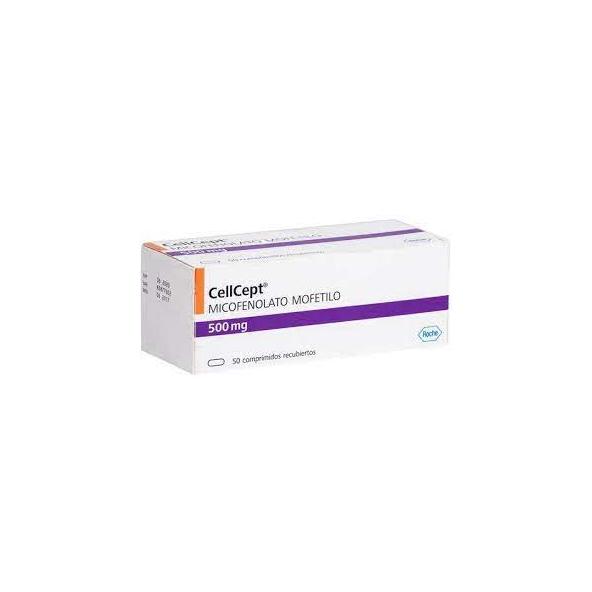 CELLCEPT 500 MG CAJA CON 50 COMPRIMIDOS RECUBIERTOS 