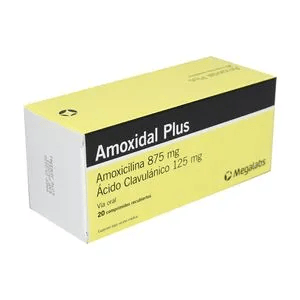 AMOXIDAL PLUS X 875MG/125MG (Acido clavulánico) MEGALABS