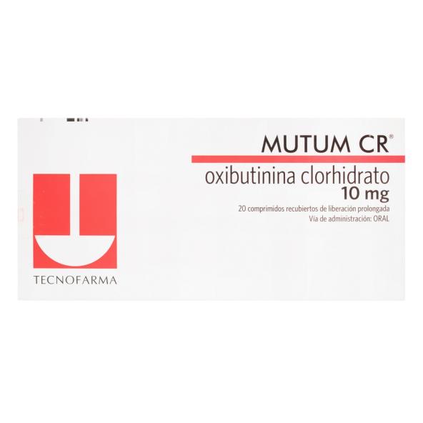 MUTUM CR COMP 10 mg     10 mg  2010M X CJAX20 - TECNOFARMA