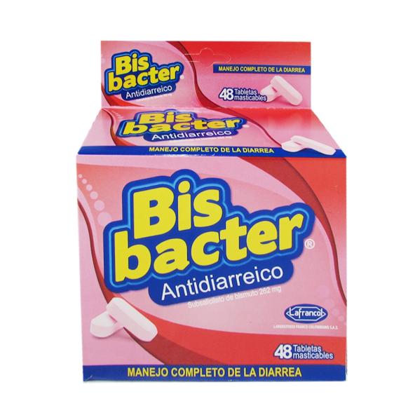 BISBACTER TAB 262 MG X 48 UNI