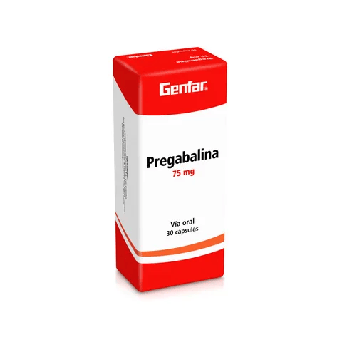 PREGABALINA  75 mg   CAJA X 30 CAPSULAS - GENFAR