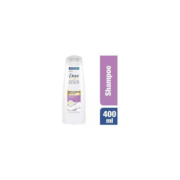 Dove Shampoo Anticaspa 2 en 1  Hidratación y Suavidad x 400ml---Unilever