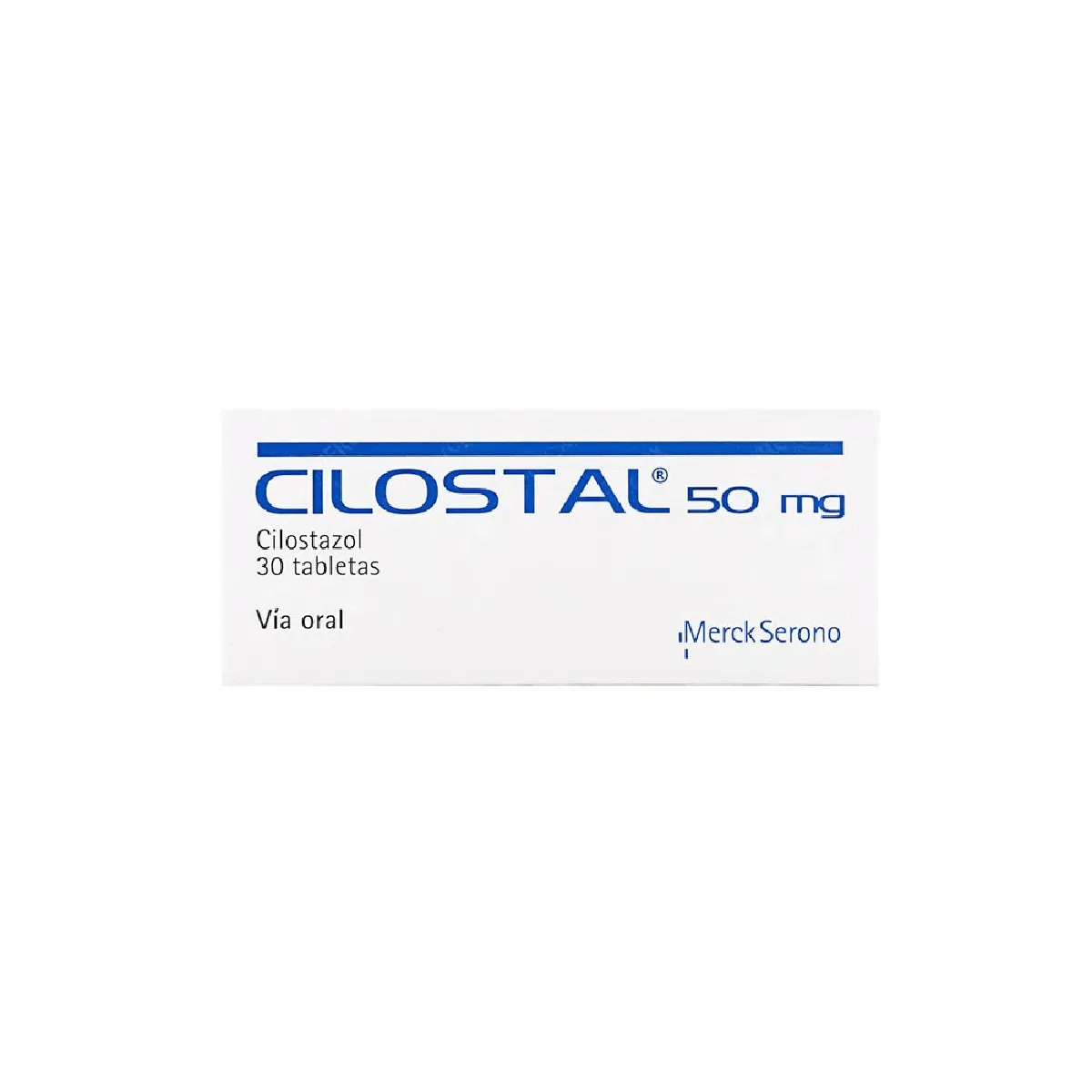 CILOSTAL 50mg CAJA X 30 TABLETAS - MERCK