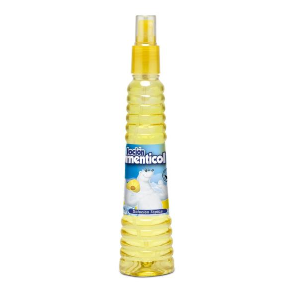 MENTICOL LOCION AMARILLO CON VALVULA  X 250 ML - BELLEZA