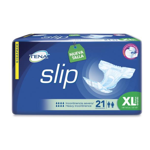 TENA SLIP ULTRA TALLA XL  PAQUETE X  21 UNI 