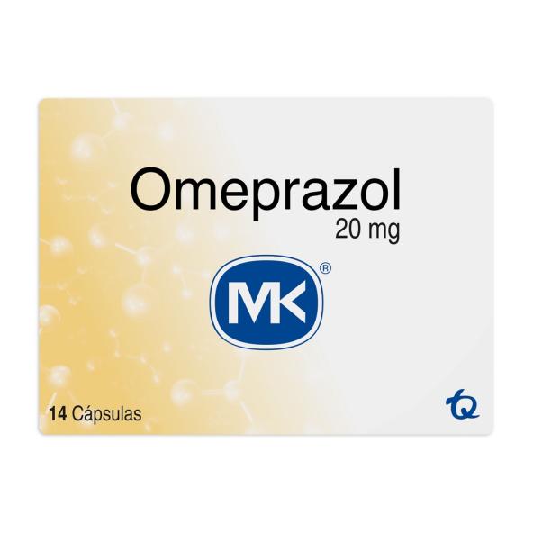 OMEPRAZOL 20 mg CAJA X 14 CAPS - M.K