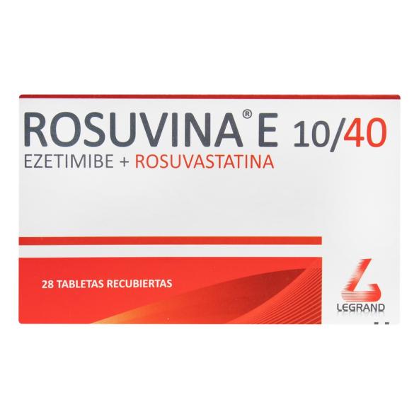 ROSUVINA E TABLETAS 10/40 MG - CAJA X 28 UNDS