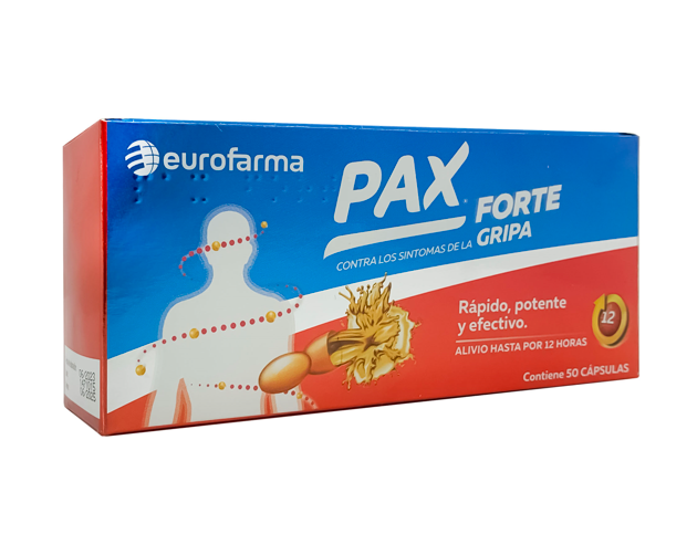 PAX FORTE GRIPA CAJA X 50 CÁPSULAS