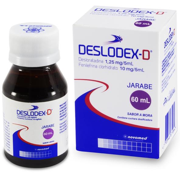 DESLODEX D JARABE 25+200mg FRASCO X 60ML - NOVAMED