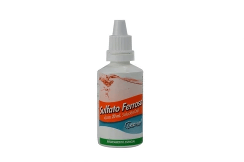 SULFATO FERROSO GOTAS FCO X 20 ML LAPROFF