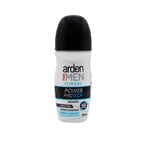 ARDEN FOR MEN CLINICAL POWER PROTECH MINI ROLL ON X 30 ML